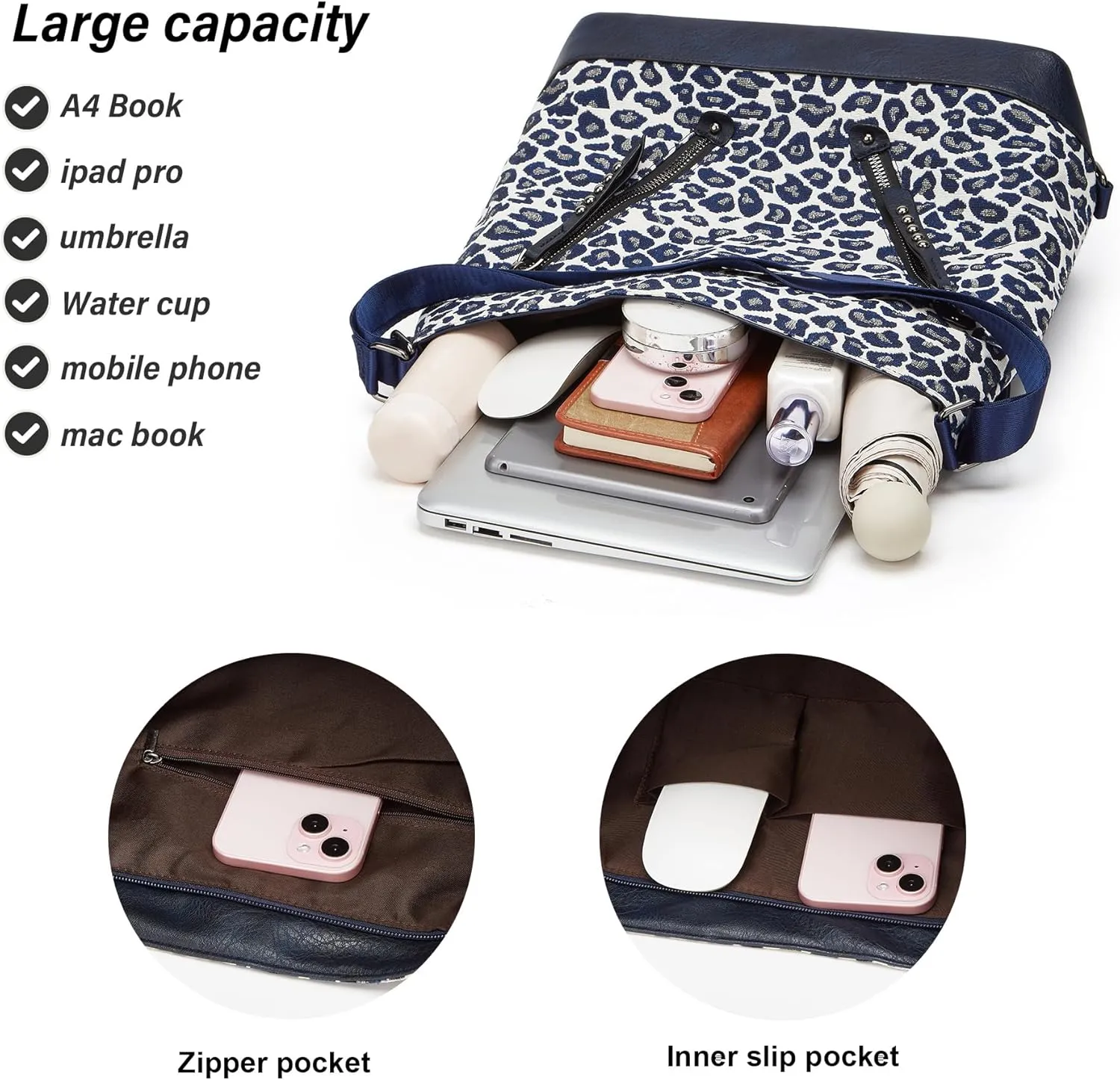 Women Fashion Handbags Wallet Tote Bag Shoulder Bag Top Handle Satchel Purse Set