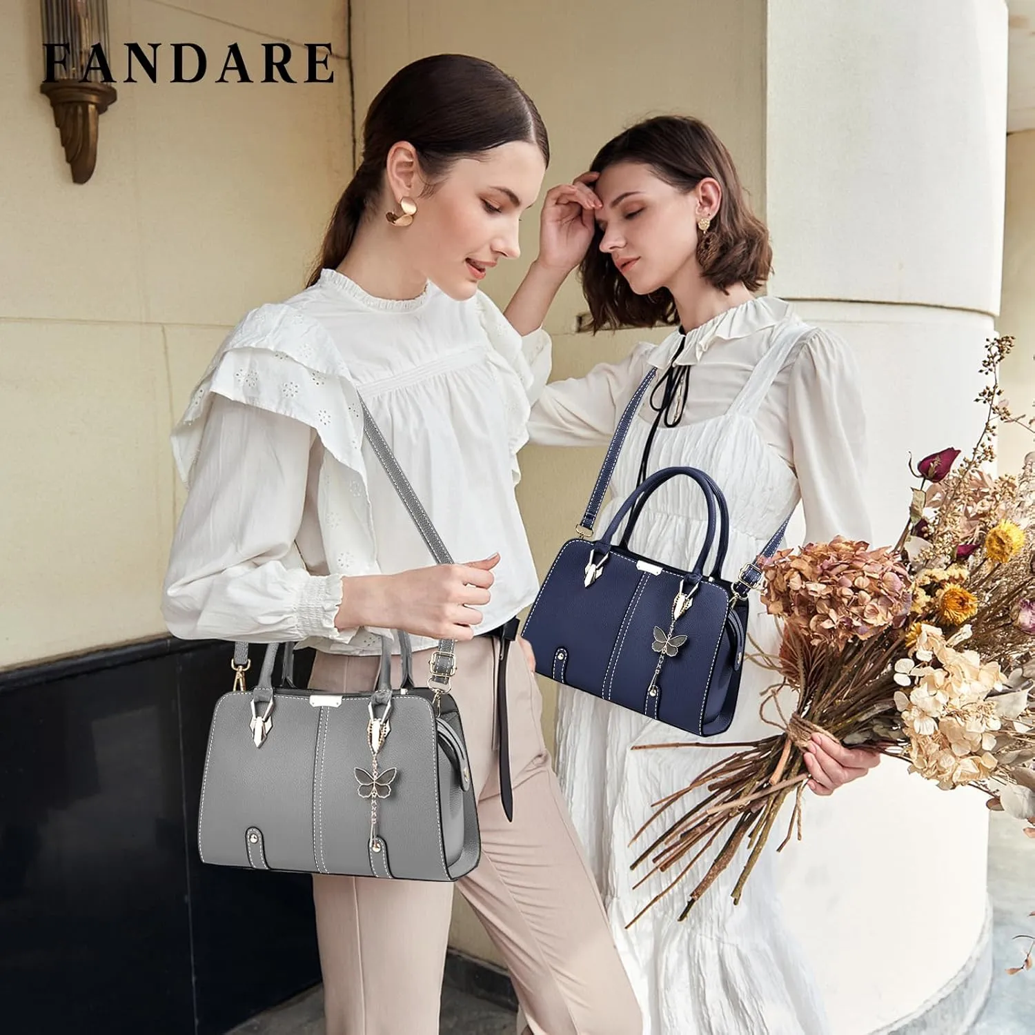 Women Handbag Tote PU Leather Shoulder Crossbody Waterproof Satchel