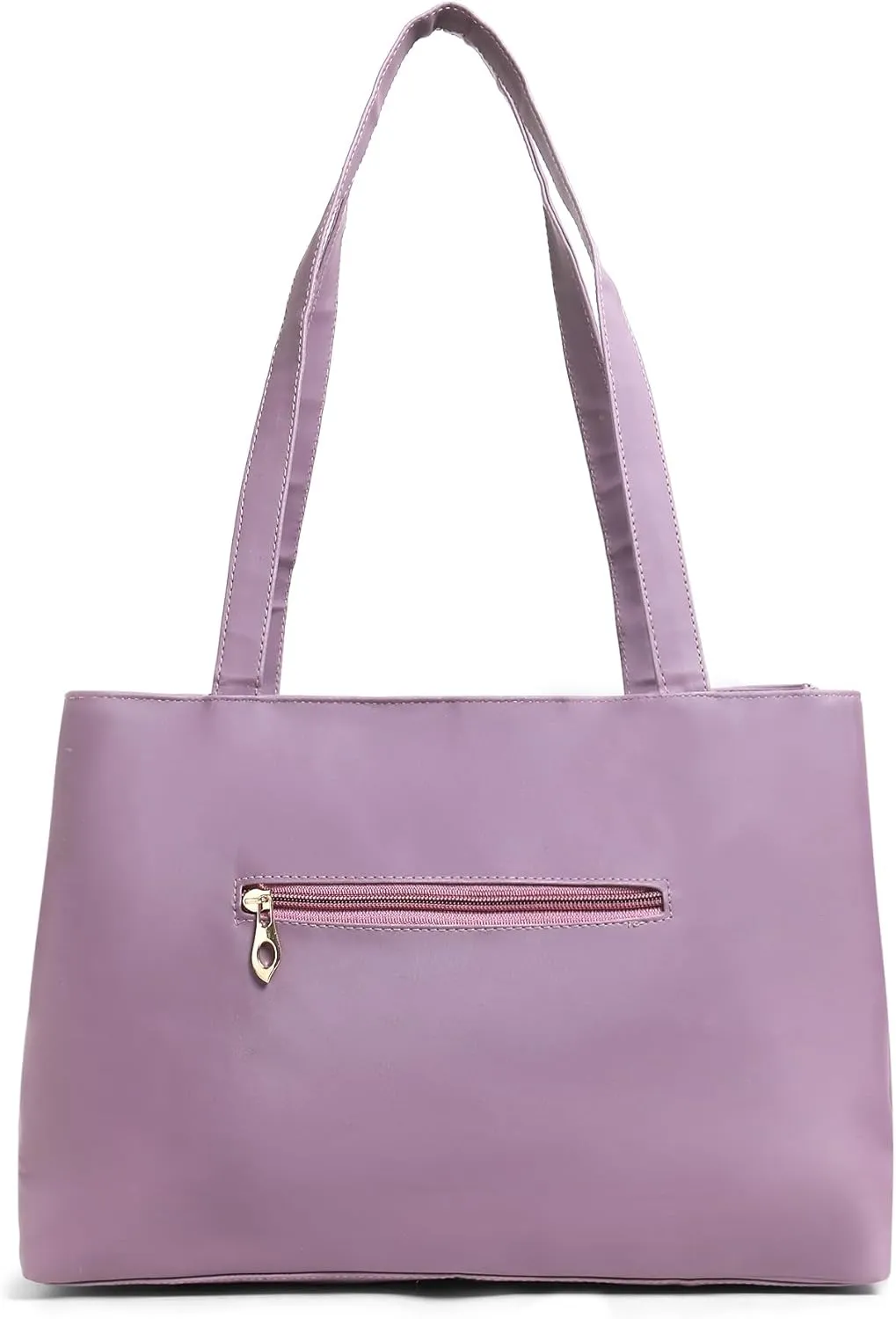 Women Leather Tote Bag, Classic Unlined Design, Interior and Exterior Pockets, Stylish, Lightweight for casual