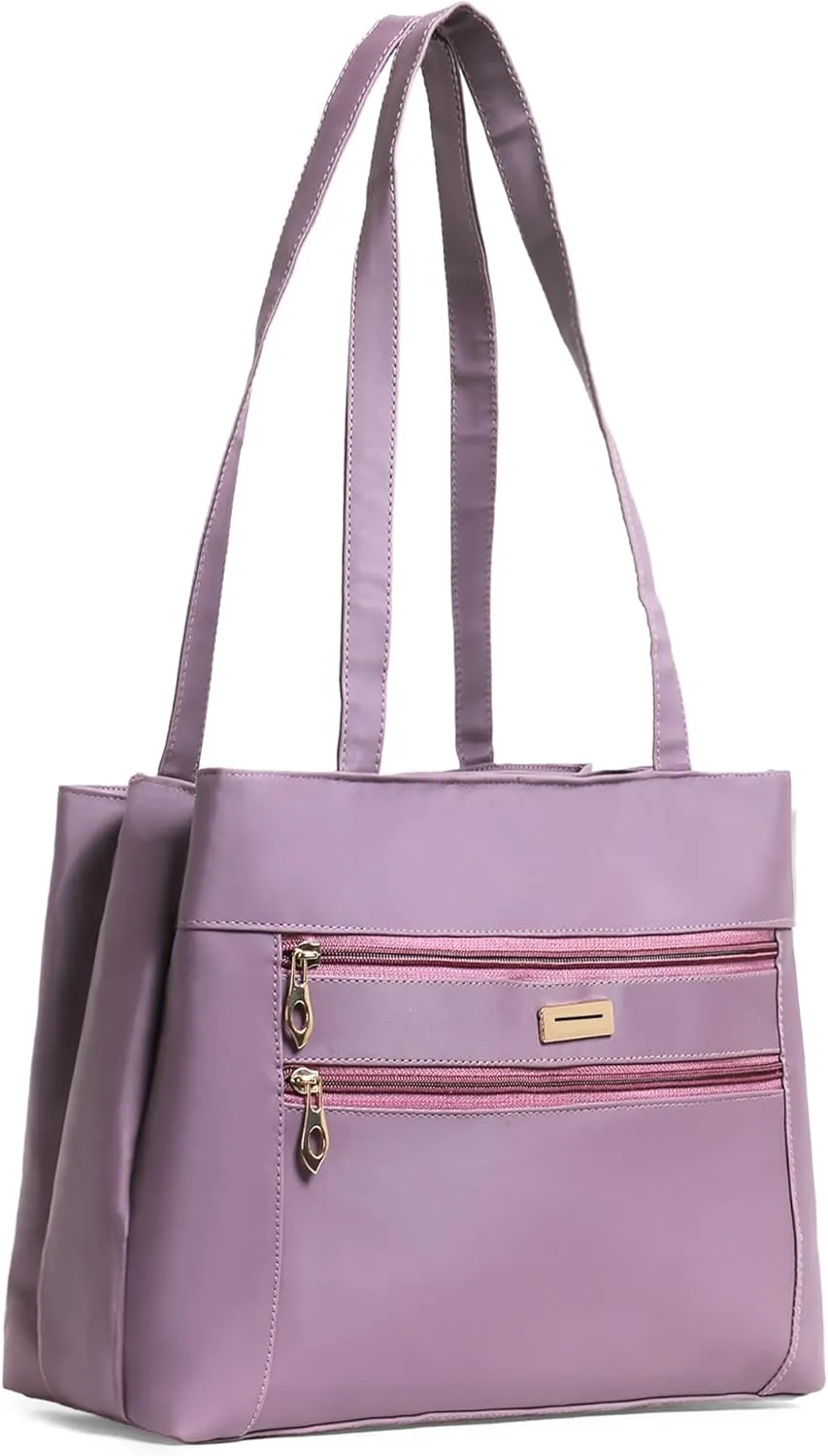 Women Leather Tote Bag, Classic Unlined Design, Interior and Exterior Pockets, Stylish, Lightweight for casual