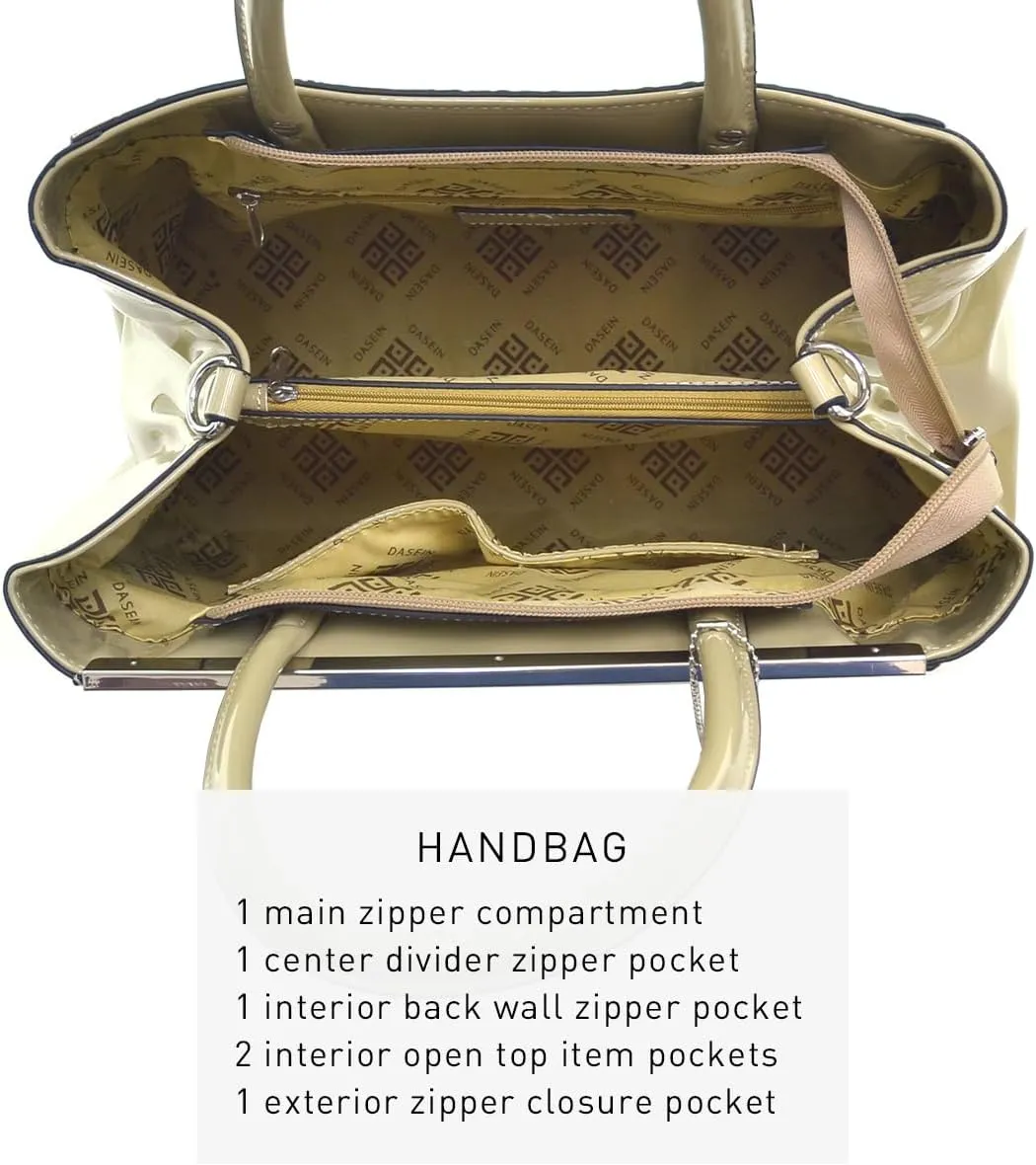 Women Zip-Around Medium Dome Satchel Purse Recycled Synthetic Leather Shoulder Bag Boho Aztec Handbags