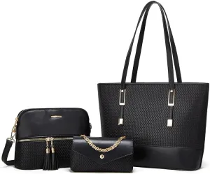 Women's 3-piece set mother bag large capacity handbag multifunctional bag