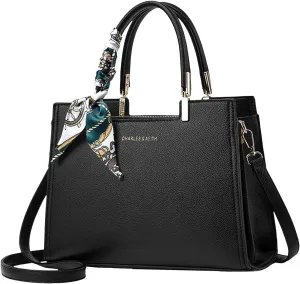 Women's Bag Crossbody Handbag Fashion Handbag Work Purses for Women (Black, One Size)