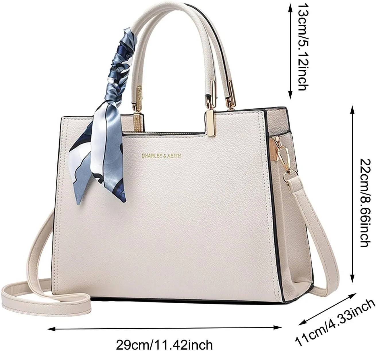 Women's Bag Crossbody Handbag Fashion Handbag Work Purses for Women (Black, One Size)
