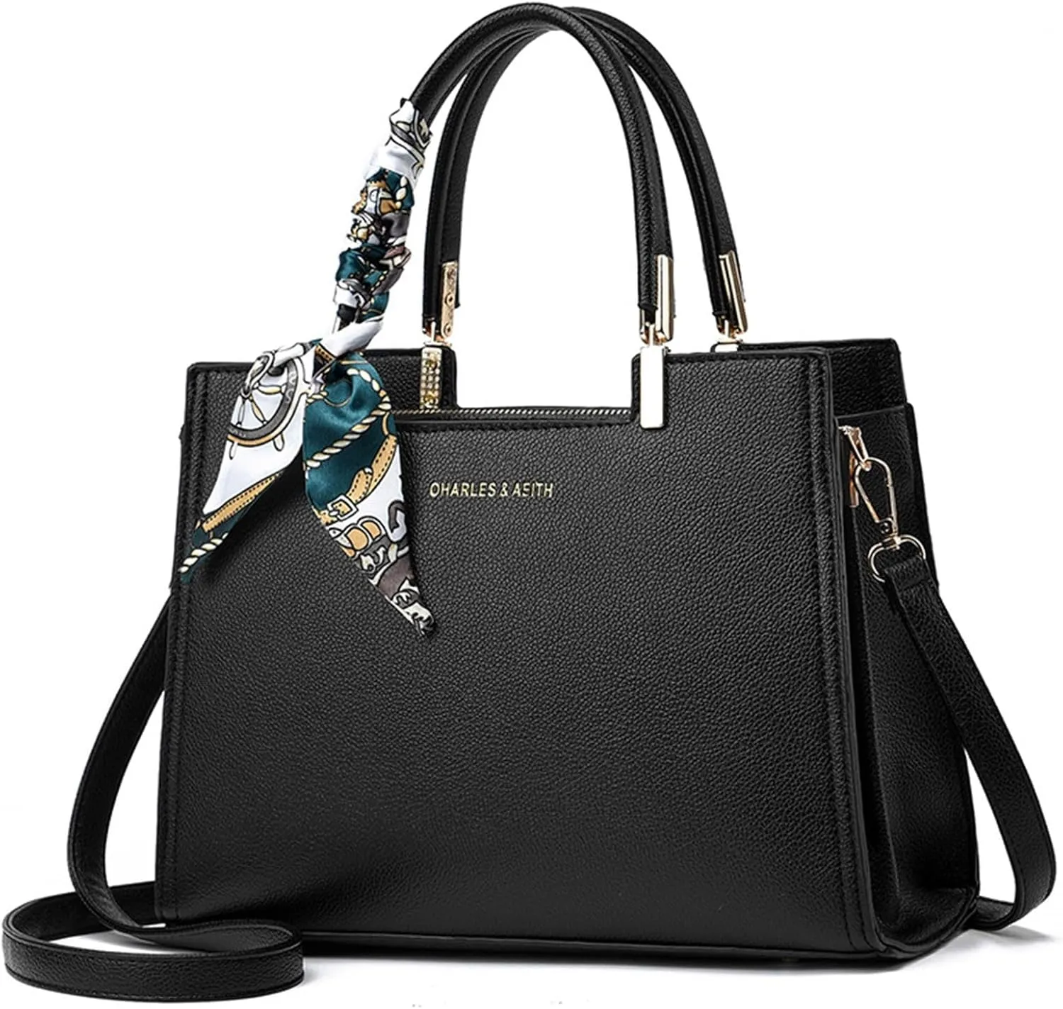 Women's Bag Crossbody Handbag Fashion Handbag Work Purses for Women (Black, One Size)