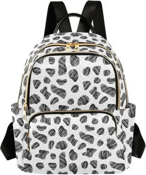 Women's Fashion Backpack Milk Cow Print Purse Multipurpose Design Handbags Shoulder Bag Travel bag
