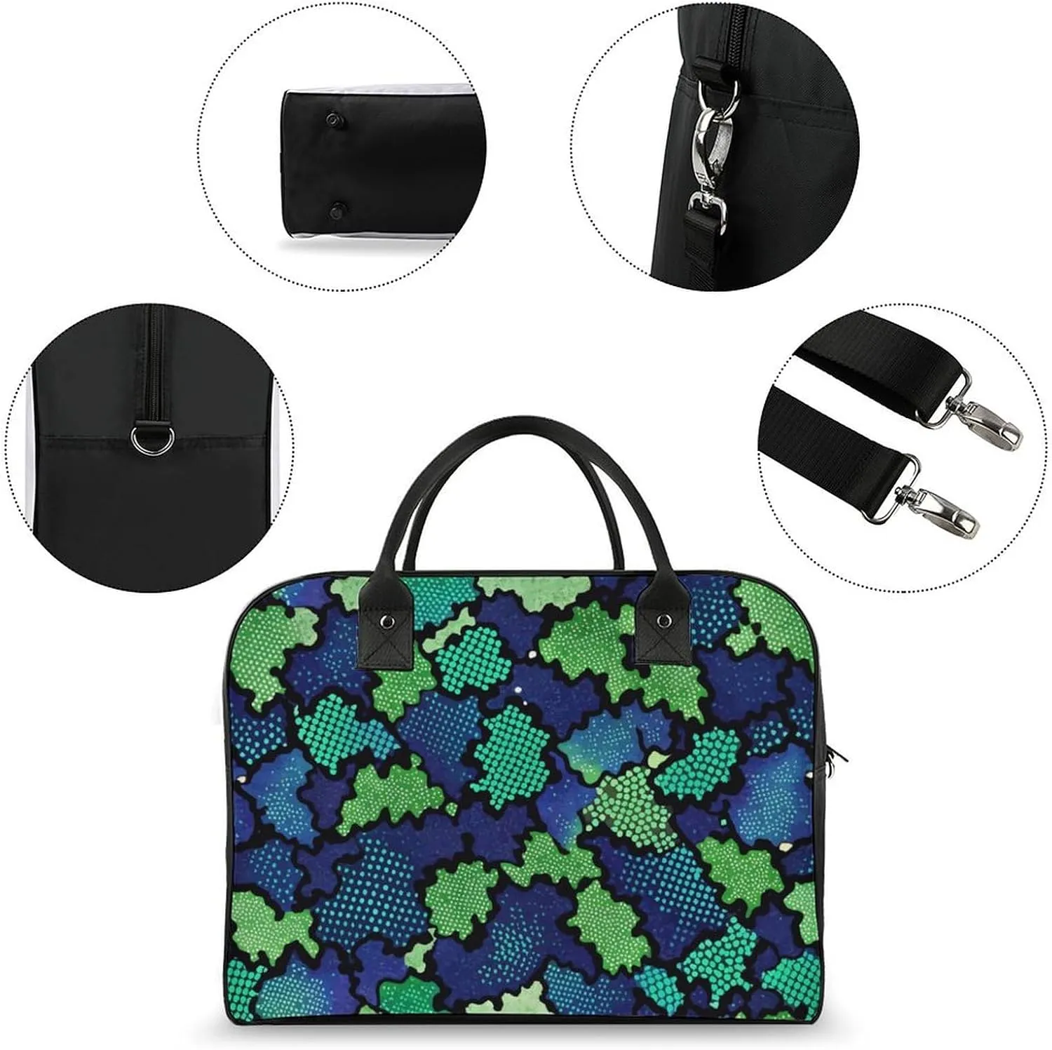 Women's Handbag Abstract-seamless-pattern-design Contains Pocket Storage Bag Work Commuting Shoulder Cross-Body Bag