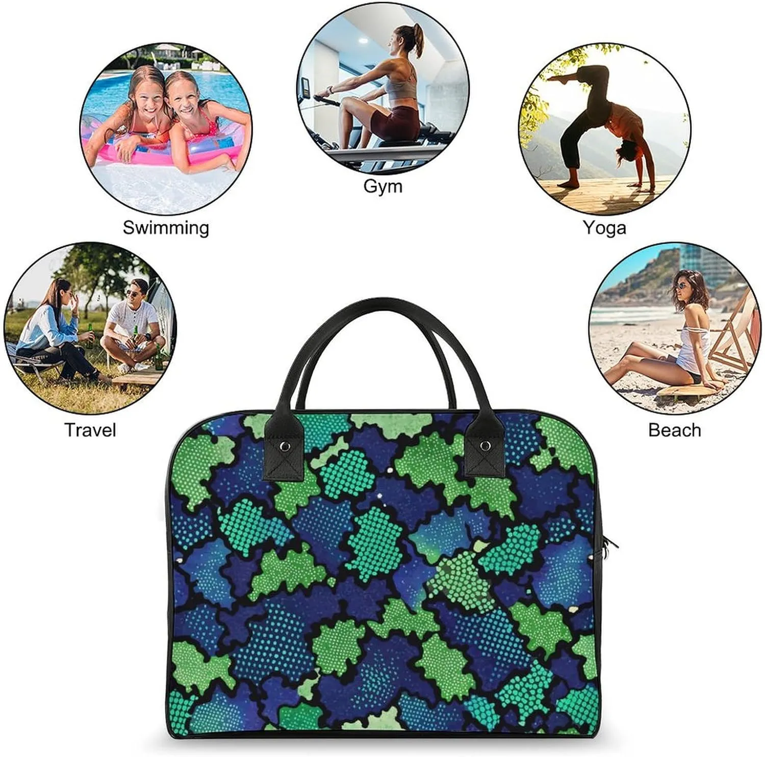 Women's Handbag Abstract-seamless-pattern-design Contains Pocket Storage Bag Work Commuting Shoulder Cross-Body Bag