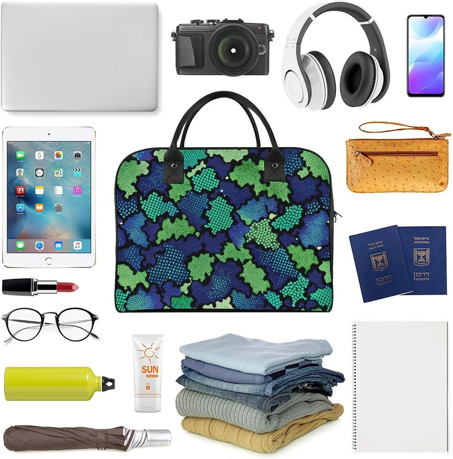 Women's Handbag Abstract-seamless-pattern-design Contains Pocket Storage Bag Work Commuting Shoulder Cross-Body Bag