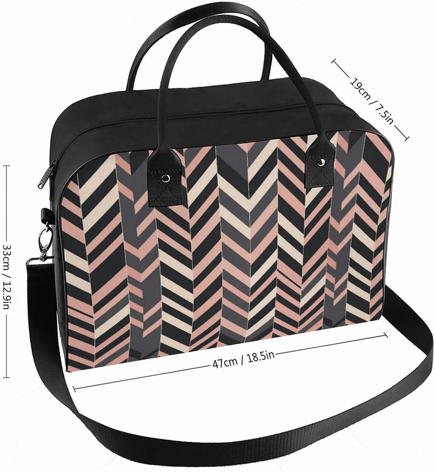Women's Handbag Abstract-seamless-pattern-design Contains Pocket Storage Bag Work Commuting Shoulder Cross-Body Bag