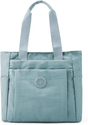 Work Tote Bag for Women, Travel Shoulder Bag Large Purse Nurse Tote Bag with Zipper for School, College, Gym