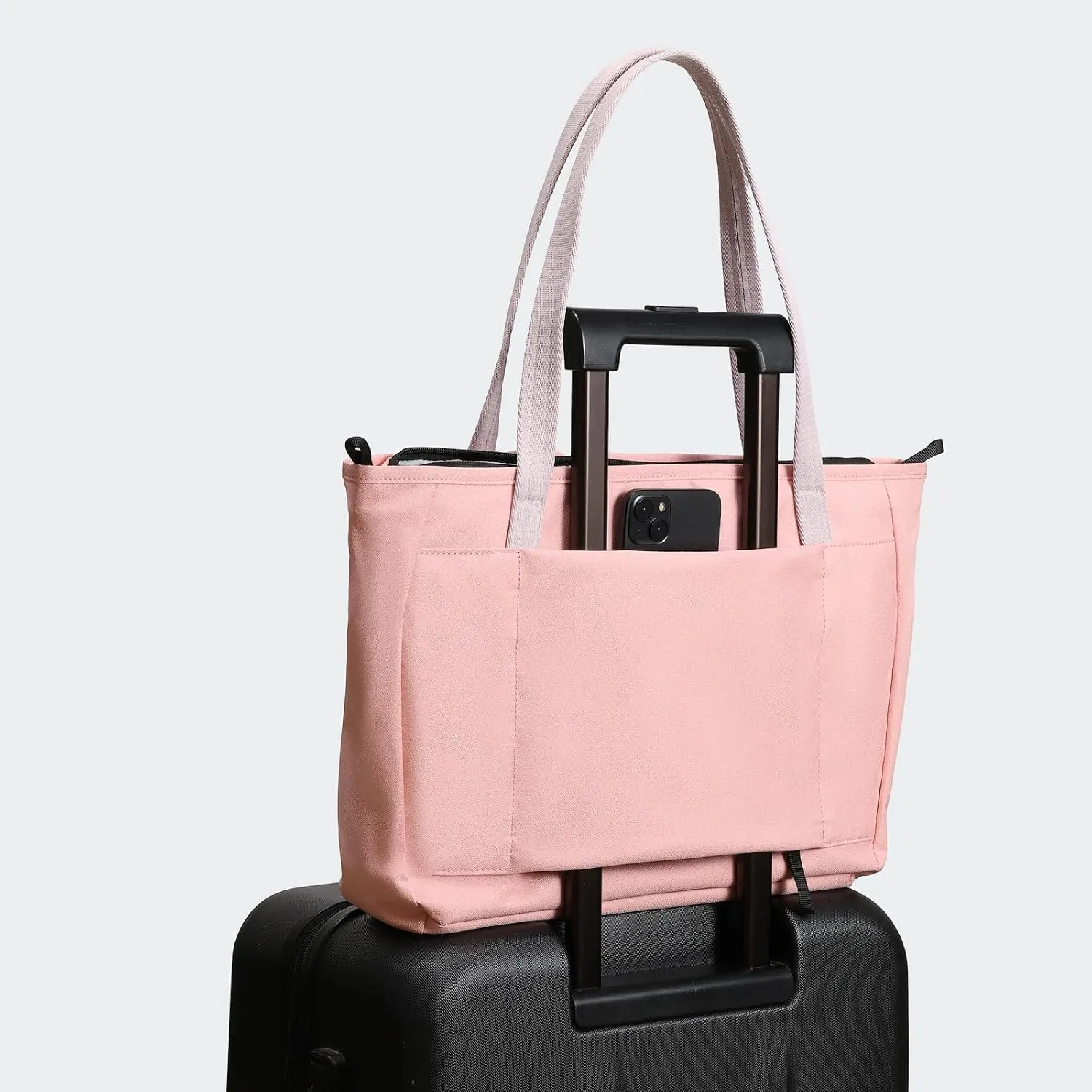 Work Tote for Women with Zipper Waterproof Shoulder Bag Top Handle Handbag for Travel, Work.