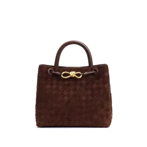 Woven Suede bag
