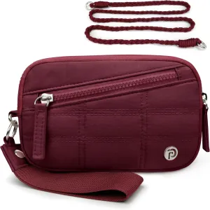 Wristlet Clutch Wallet Purse for Women, RFID Blocking,Credit Card Holder Phone Organizer for Travel or work