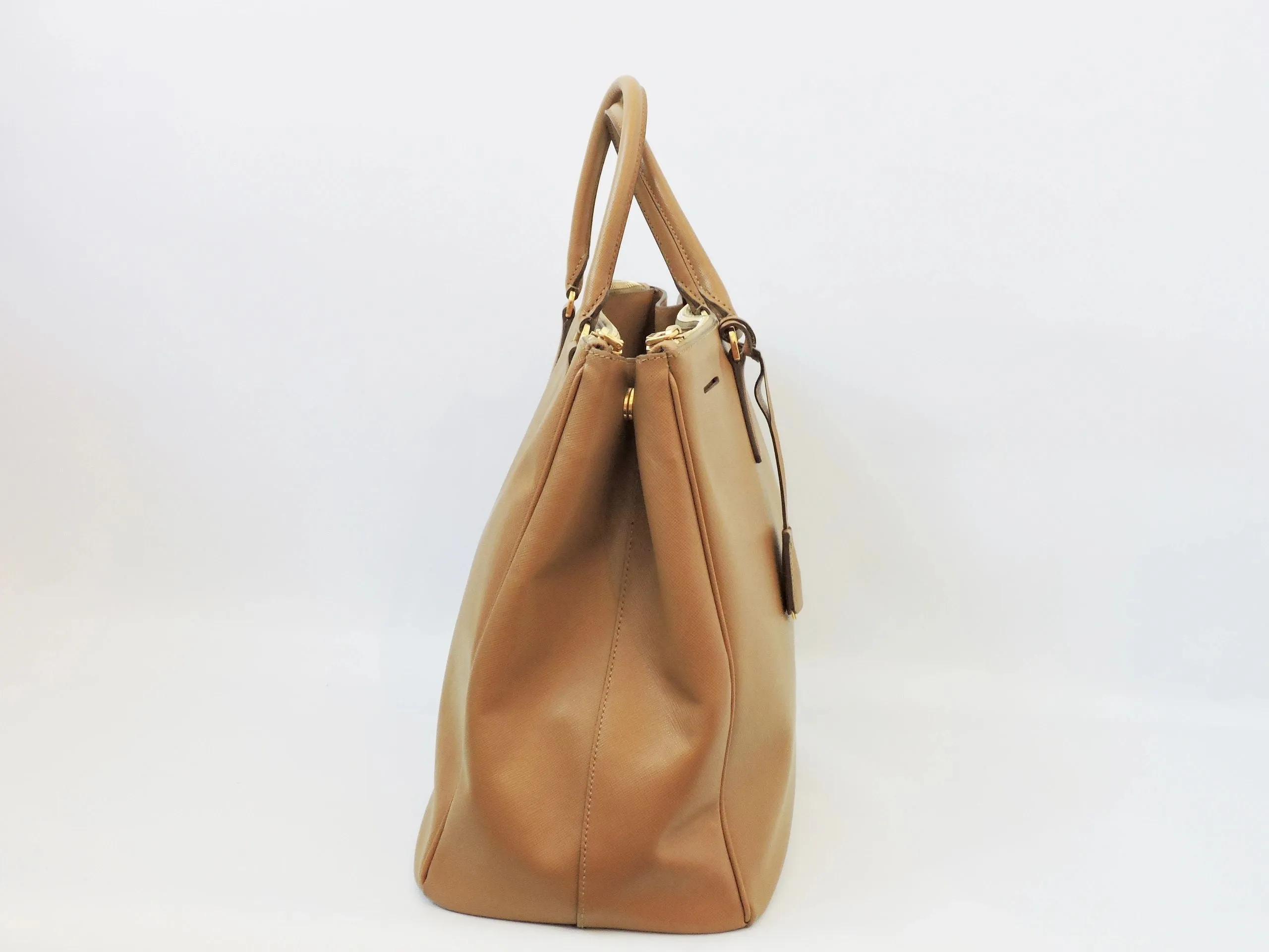 XL Lux Galleria Double Zip Tote