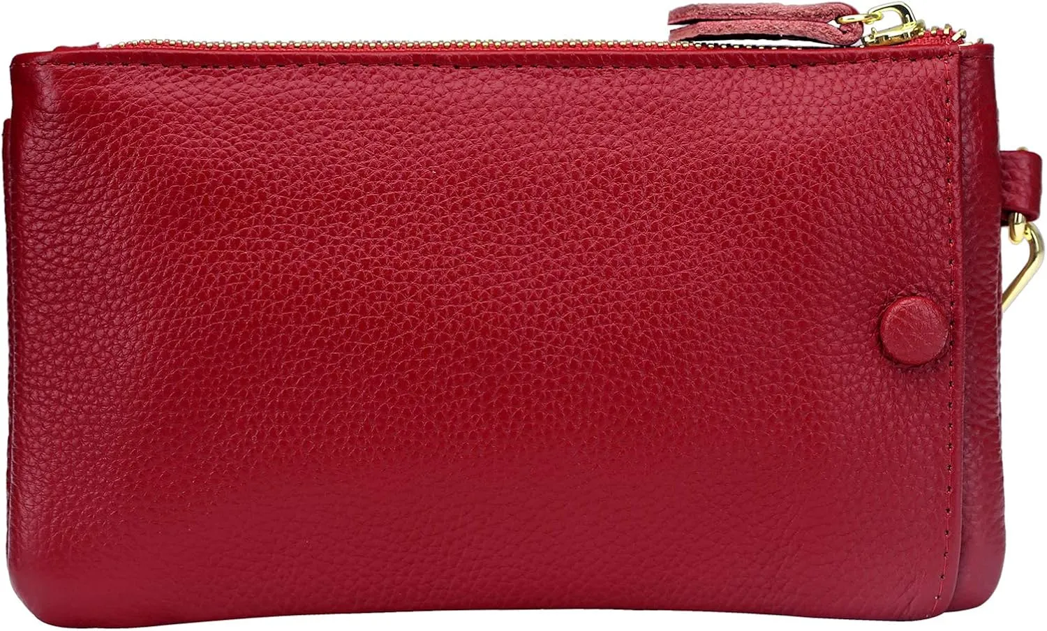 YALUXE Women's Genuine Leather Wristlet Handbags Envelope Style Cell Phone Purse Card Holder Clutch Wallet