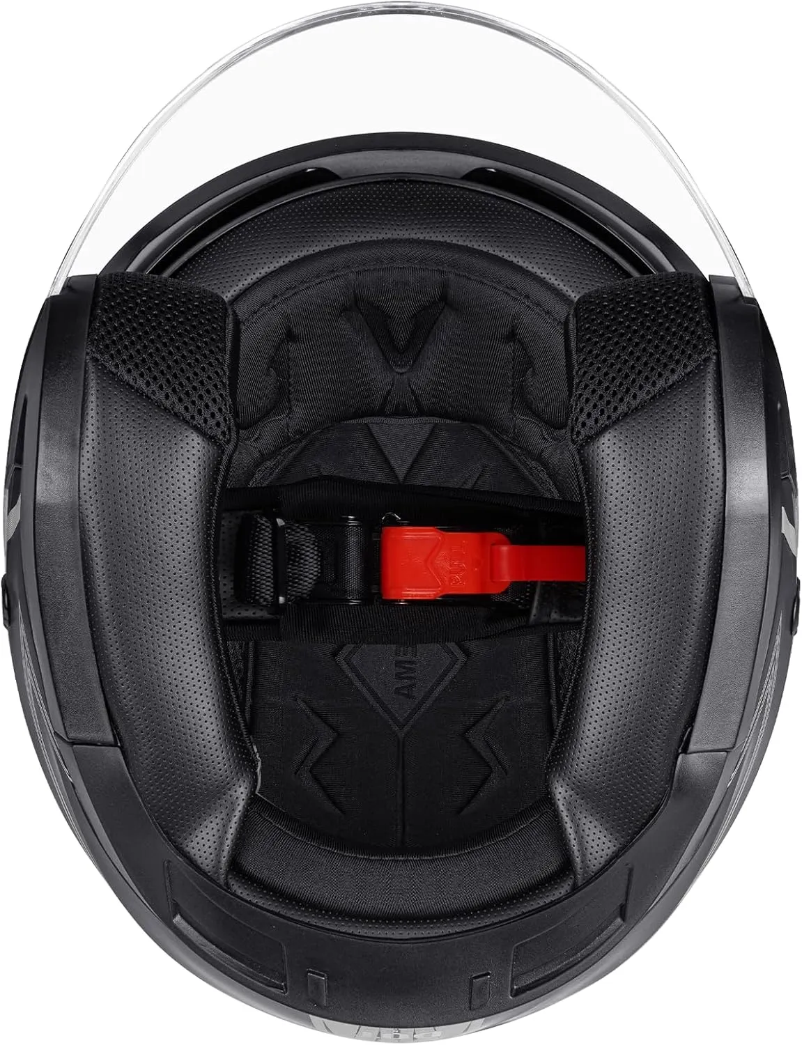 YEMA Open Face Motorcycle Helmets, DOT Approved 3/4 Moped Helmet Dual Visor Quick Release Buckle, Helmets for Adults Motorcycle Men Women Helmets for Moped Scooter Streey