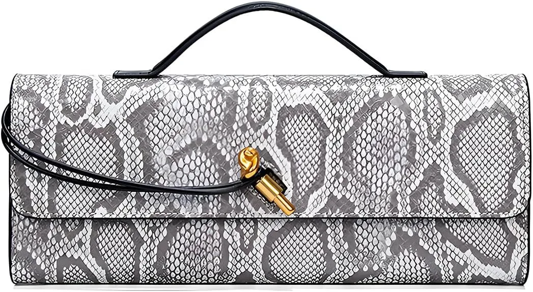 YXBQueen Woven Bag for Women Black Purse Shoulder Bag Vegan Leather Handbags Clutch Purses for Women