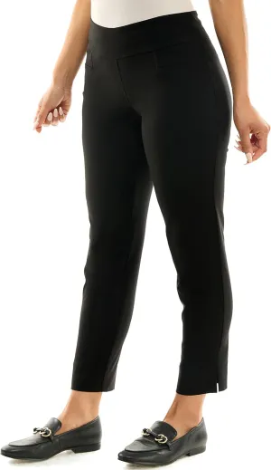 Zac & Rachel Women's Plus Pull-on Ankle Length Pants with Millennium Fabric