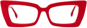 Zeelool Retro Thick Blue Light Blocking Glasses, Acetate Rectangle Glasses Frame for Women Newell VFP0236