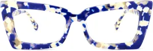 Zeelool Retro Thick Blue Light Blocking Glasses, Acetate Rectangle Glasses Frame for Women Newell VFP0236