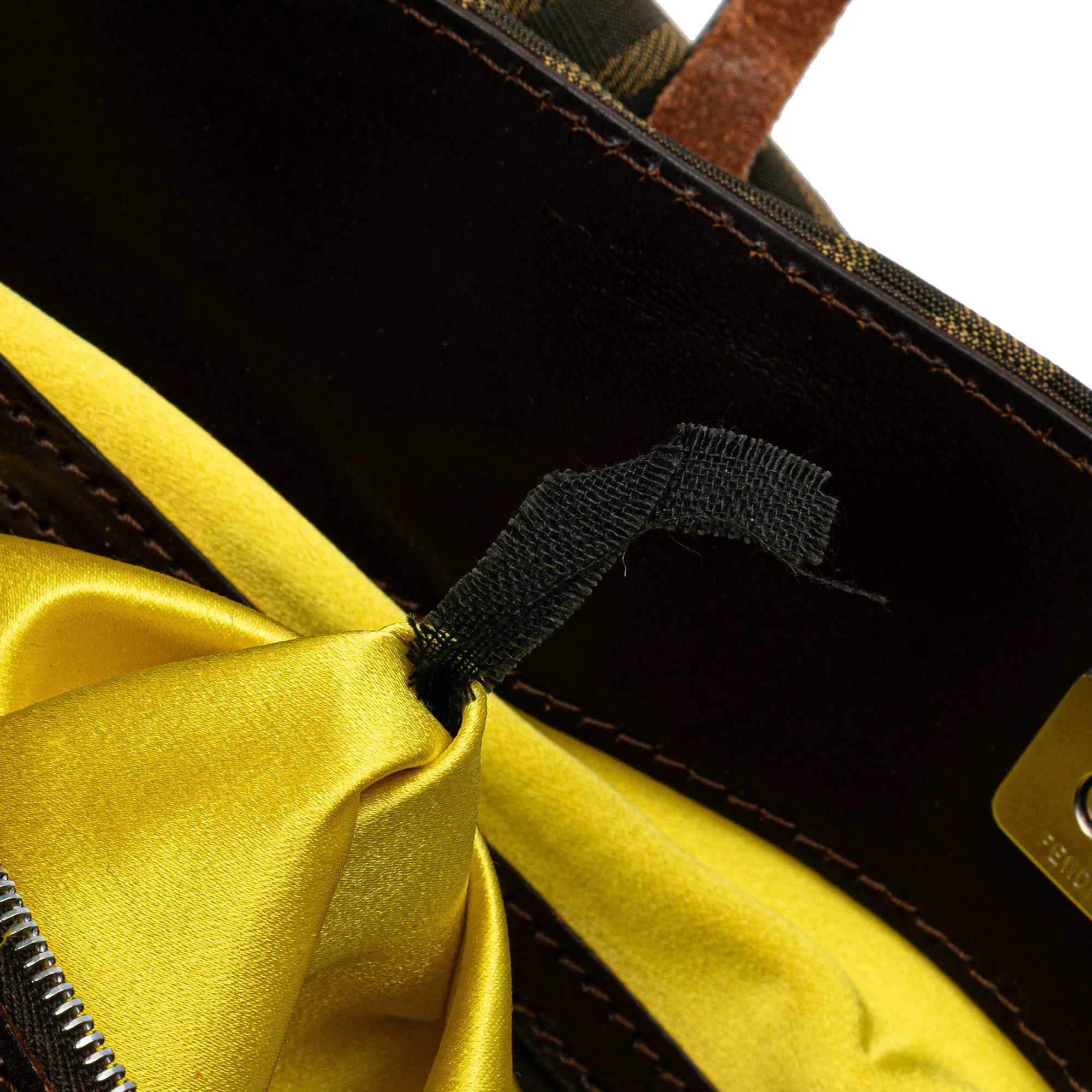 Zucca Canvas Flower Applique Tote
